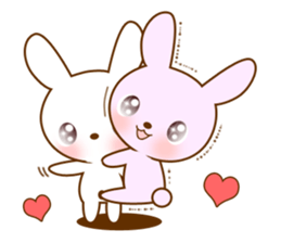 Diary of Shiro&Momo English lovey-dovey sticker #12510122
