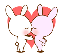 Diary of Shiro&Momo English lovey-dovey sticker #12510124