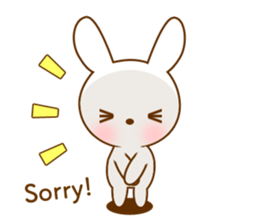 Diary of Shiro&Momo English lovey-dovey sticker #12510140