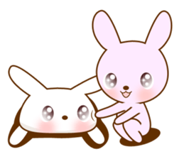 Diary of Shiro&Momo English lovey-dovey sticker #12510143
