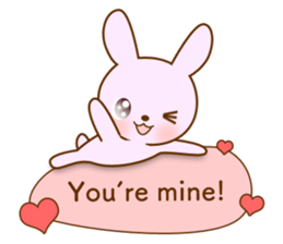 Diary of Shiro&Momo English lovey-dovey sticker #12510145