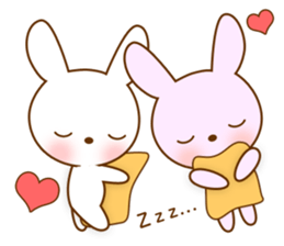 Diary of Shiro&Momo English lovey-dovey sticker #12510149