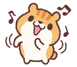 Chloe the hamster 3 sticker #12510310