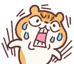 Chloe the hamster 3 sticker #12510329