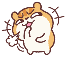 Chloe the hamster 3 sticker #12510348