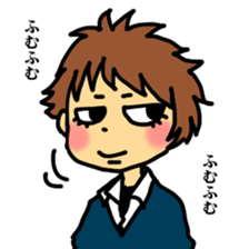 Audacious face sticker #12510413