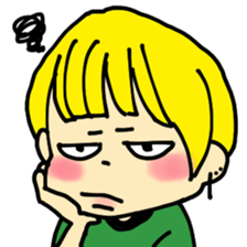 Audacious face sticker #12510415