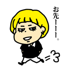 Audacious face sticker #12510425