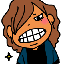 Audacious face sticker #12510427