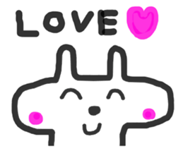 yukasan rabbit sticker #12510975