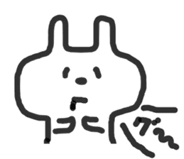 yukasan rabbit sticker #12510978