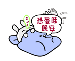 Happy rabbit __dynamic mapping articles sticker #12511296