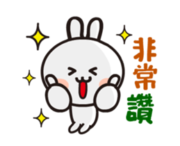 Happy rabbit __dynamic mapping articles sticker #12511297