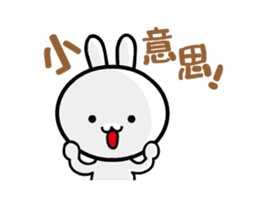 Happy rabbit __dynamic mapping articles sticker #12511298