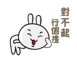 Happy rabbit __dynamic mapping articles sticker #12511300