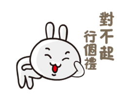 Happy rabbit __dynamic mapping articles sticker #12511300