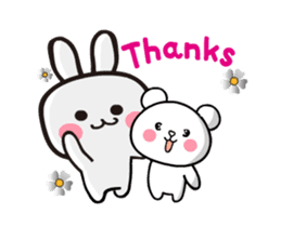 Happy rabbit __dynamic mapping articles sticker #12511301