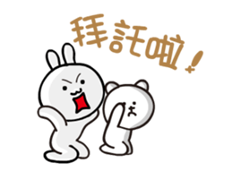 Happy rabbit __dynamic mapping articles sticker #12511302