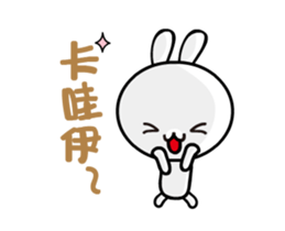 Happy rabbit __dynamic mapping articles sticker #12511309