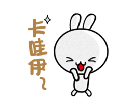 Happy rabbit __dynamic mapping articles sticker #12511309