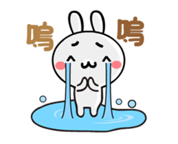 Happy rabbit __dynamic mapping articles sticker #12511312