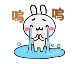 Happy rabbit __dynamic mapping articles sticker #12511312