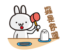 Happy rabbit __dynamic mapping articles sticker #12511315