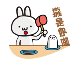 Happy rabbit __dynamic mapping articles sticker #12511315