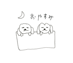 two maltese sticker #12511719