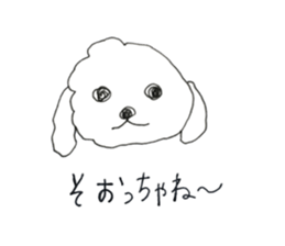 two maltese sticker #12511725