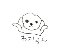 two maltese sticker #12511728