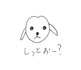 two maltese sticker #12511742