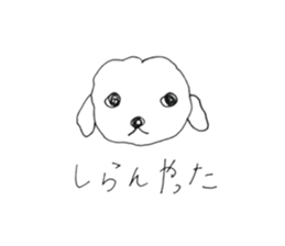 two maltese sticker #12511743