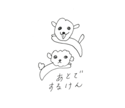 two maltese sticker #12511746