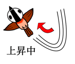 Pleasant sparrow sticker #12511898