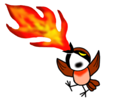 Pleasant sparrow sticker #12511905