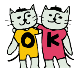 Beret cat in Kanazawa sticker #12512046