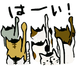 Beret cat in Kanazawa sticker #12512048