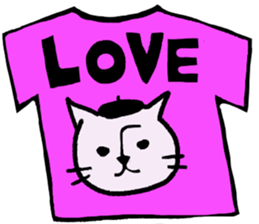 Beret cat in Kanazawa sticker #12512049