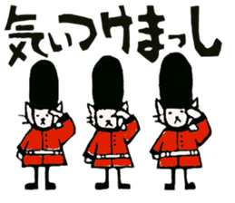 Beret cat in Kanazawa sticker #12512056