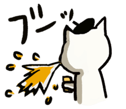 Beret cat in Kanazawa sticker #12512061