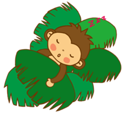 Leave it to the child monkey sticker #12512911