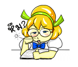 Puffy Palmy School Girl sticker #12513397