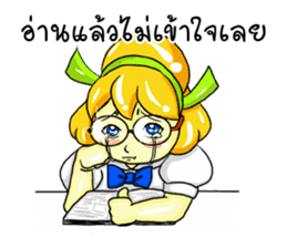 Puffy Palmy School Girl sticker #12513398