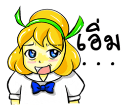Puffy Palmy School Girl sticker #12513410