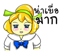 Puffy Palmy School Girl sticker #12513411