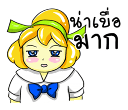 Puffy Palmy School Girl sticker #12513411