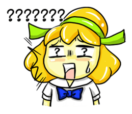 Puffy Palmy School Girl sticker #12513421