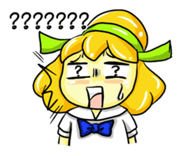 Puffy Palmy School Girl sticker #12513421