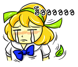 Puffy Palmy School Girl sticker #12513423